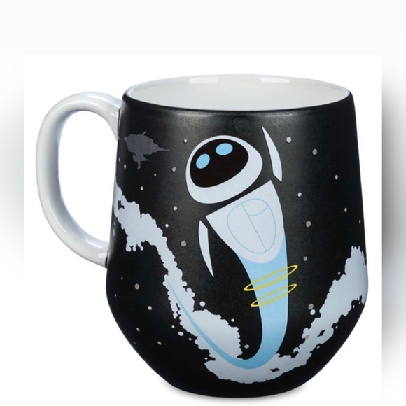 LAST 1! Disney Parks Wall-E and EVE Ceramic Coffee Mug - NEW - Picture 2 of 3